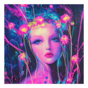Foto Neon Alien Goddess