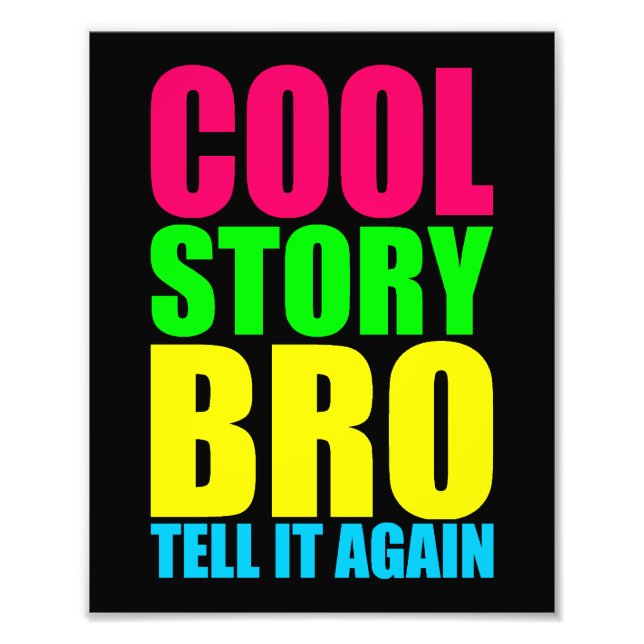 Foto Neon Cool Story Bro (Frente)