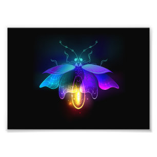 Foto Neon Firefly en negro
