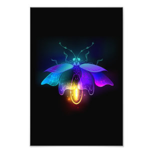 Foto Neon Firefly en negro