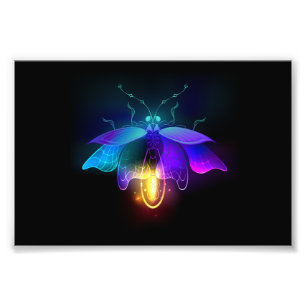 Foto Neon Firefly en negro