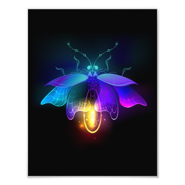 Foto Neon Firefly en negro (Frente)