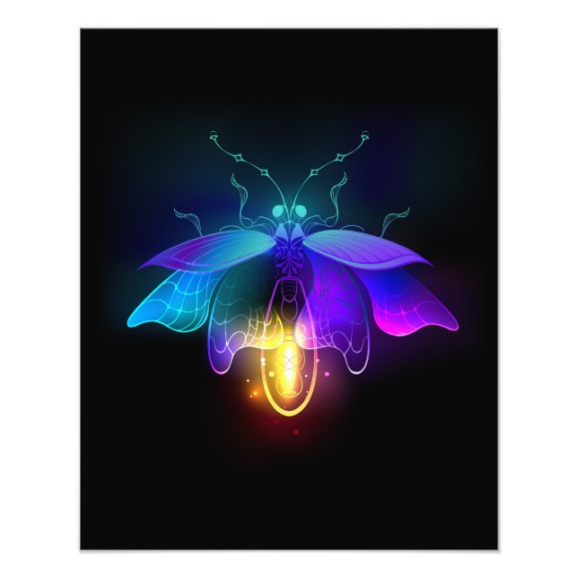 Foto Neon Firefly en negro (Frente)