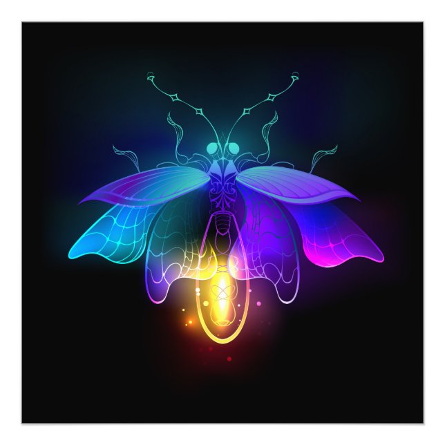 Foto Neon Firefly en negro (Frente)