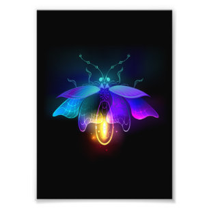 Foto Neon Firefly en negro