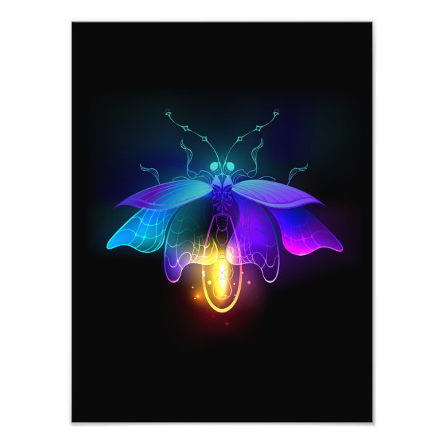 Foto Neon Firefly en negro (Frente)