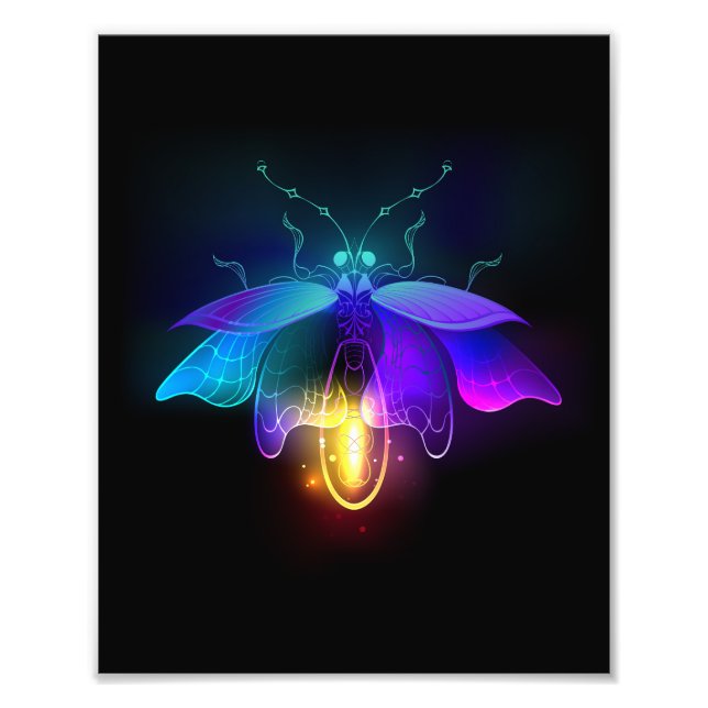 Foto Neon Firefly en negro (Frente)