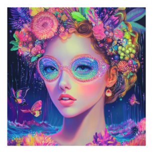 Foto Neon Garden Goddess