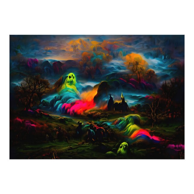 Foto Neon Ghosts en un entorno de fantasía (Frente)