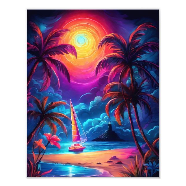 Foto Neon Seaside Beach 2 (Frente)