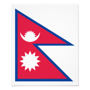 Foto Nepal - bandera del Nepali