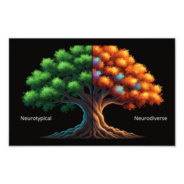 Foto Neurotípico vs. Neurodiverso (Frente)