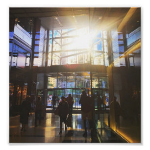 Foto New York Columbus Circle Shoppers Sunlight NYC