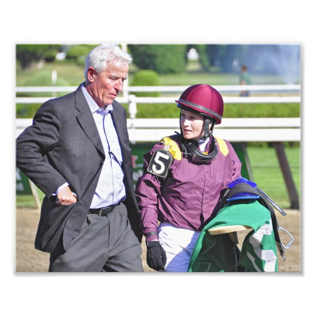 Foto Nick Zito y Rosie Napravnik (Frente)