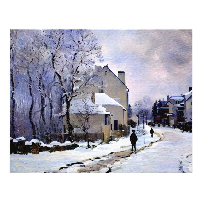 Foto Nieve en Argenteuil (2) (Frente)