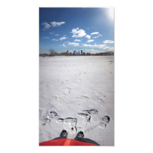 Foto Nieve en el Parque Zilker - Austin Texas Downtown