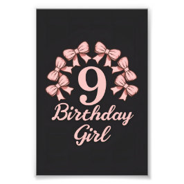 Foto Niña en su 9º cumpleaños