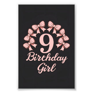 Foto Niña en su 9º cumpleaños