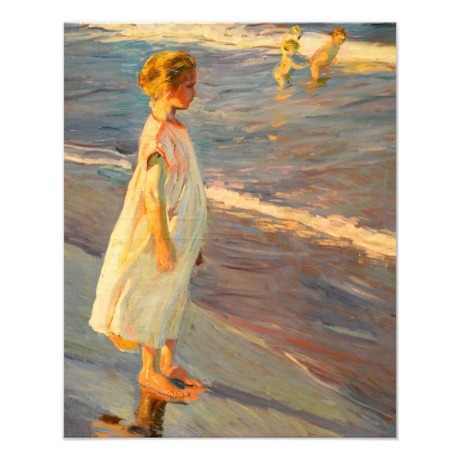 Foto Niña por Joacquin Sorolla (Frente)