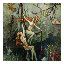 “Ninfas marinas” de Warwick Goble