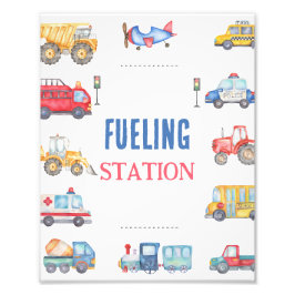 Foto Niños modernos transportan primer Rótulo Fiesta de