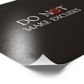 Foto No hacer excusas