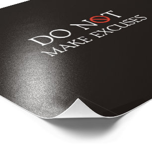 Foto No haga las excusas