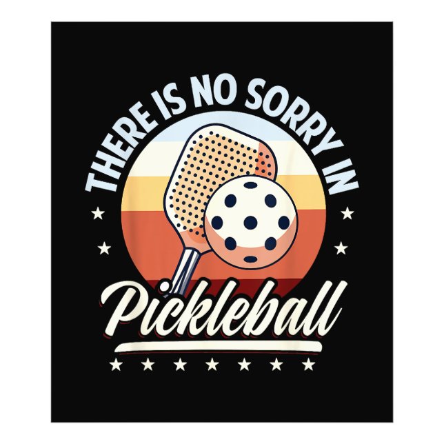 Foto No Hay Perdón En El Pickleball (Frente)
