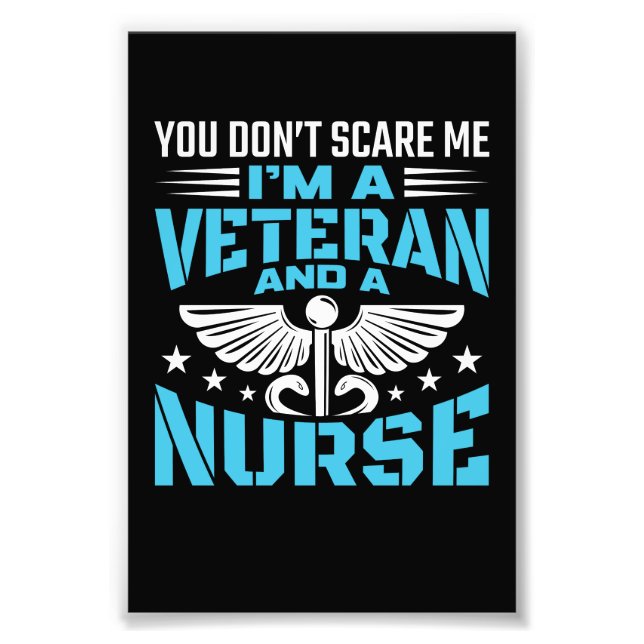 Foto No me asustes, soy veterano y enfermera (Frente)