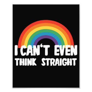 Foto No Puedo Ni Pensar Recto Divertido Orgullo Gay