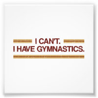 No puedo tener gimnasia