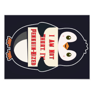 Foto No soy bajo, tengo tamaño de pingüino