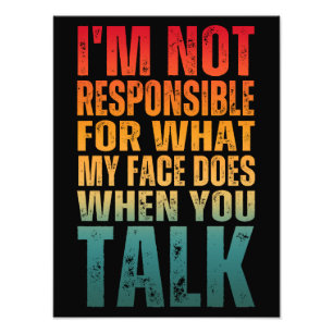 FOTO NO SOY RESPONSABLE DE LO QUE HACE MI CARA CUANDO T