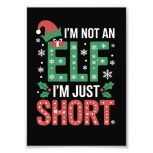 Foto No Soy Un Elf, Sólo Navidades Graciosos Y Cortos X