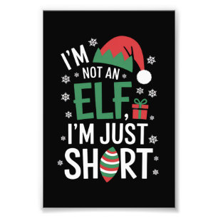 Foto No soy un elfo, solo bajo divertido Navidad Xmas