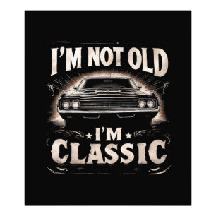 Foto No soy viejo Soy el clásico Retro Vintage Funny Ca