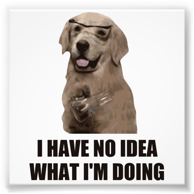 Foto No tengo idea de lo que estoy haciendo (Frente)