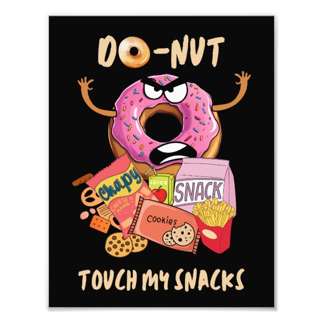 Foto No tocar mis bocadillos (Frente)