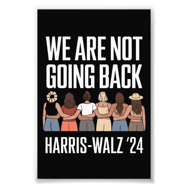 Foto No vamos a regresar Kamala Harris Waltz 24 (Frente)