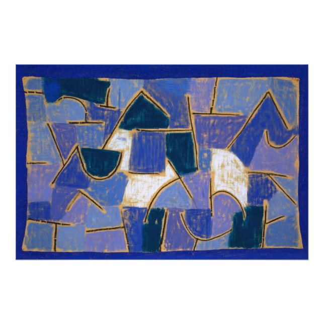 Foto Noche azul de Paul Klee (Frente)