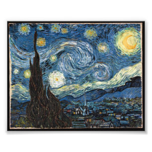 Foto Noche estrellada por Vincent Van Gogh