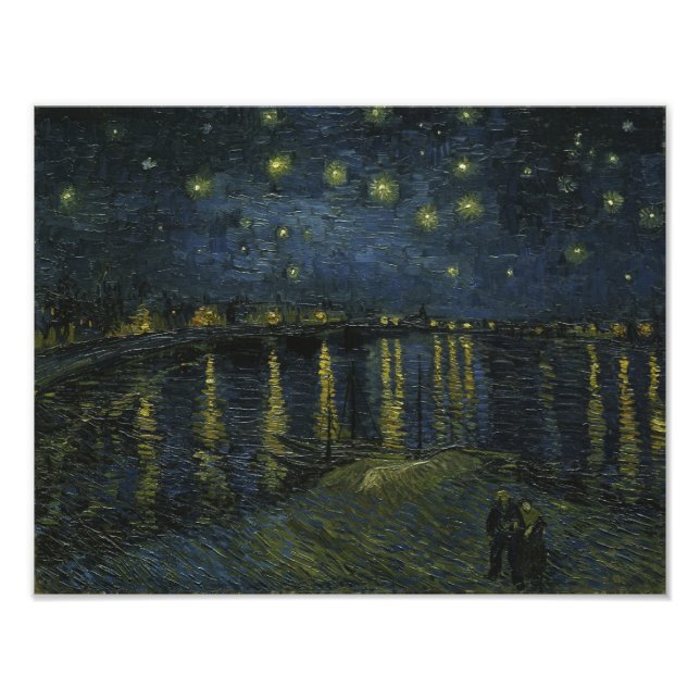 Foto Noche estrellada sobre el Rhone - Van Gogh (Frente)