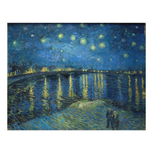 Foto Noche estrellada sobre el Ródano (1888) Vincent va