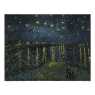 Foto Noche estrellada sobre el Ródano por Van Gogh