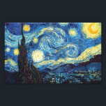 Foto Noche estrellada - Van Gogh<br><div class="desc">Uno de los cuadros más famosos de Vincent Van Gogh. Starry Nigh es una maravillosa obra maestra que se adaptará muy bien en tu casa o en tu oficina.</div>