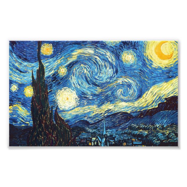 Foto Noche estrellada - Van Gogh (Frente)