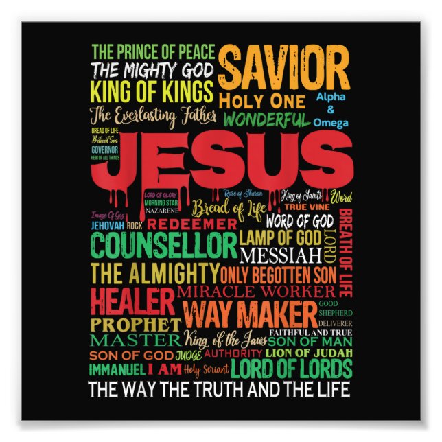Foto Nombre del consejero de jesus king savior (Frente)