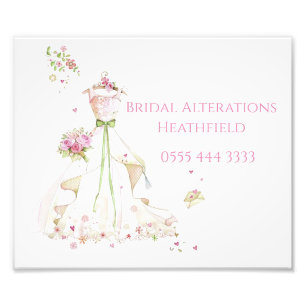 Foto Nombre personalizado Novia sonrojada en flor Novia