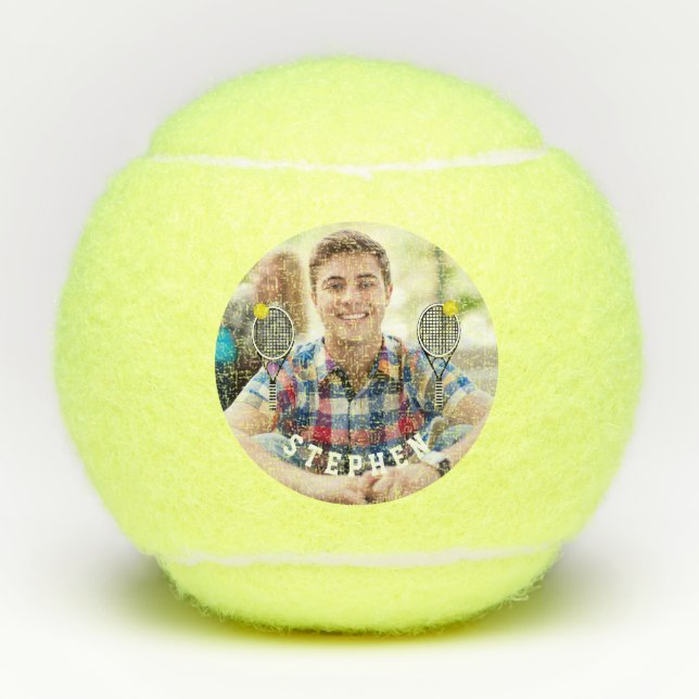 Foto| Nombre Racquet de tenis| Pelotas (Anverso)