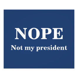 Foto NOPE Mi presidente personalizable